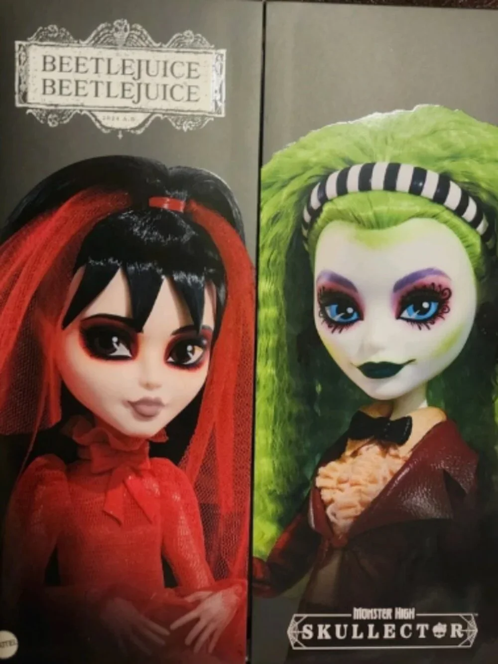 Monster High Skullector Beetlejuice And Lydia Collectible Dolls